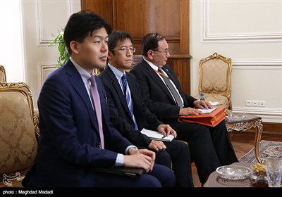 هیات همراه معاون ارشد وزارت خارجه ژاپن در دیدار با محمد جواد ظریف