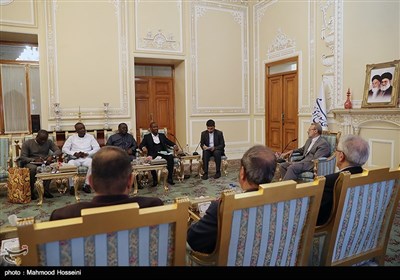 دیدار هیئت دوستی پارلمان غنا با علی لاریجانی رئیس مجلس شورای اسلامی