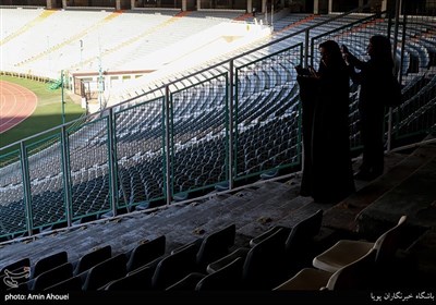 وضعیت ورزشگاه آزادی سه روز مانده به شروع لیگ برتر 