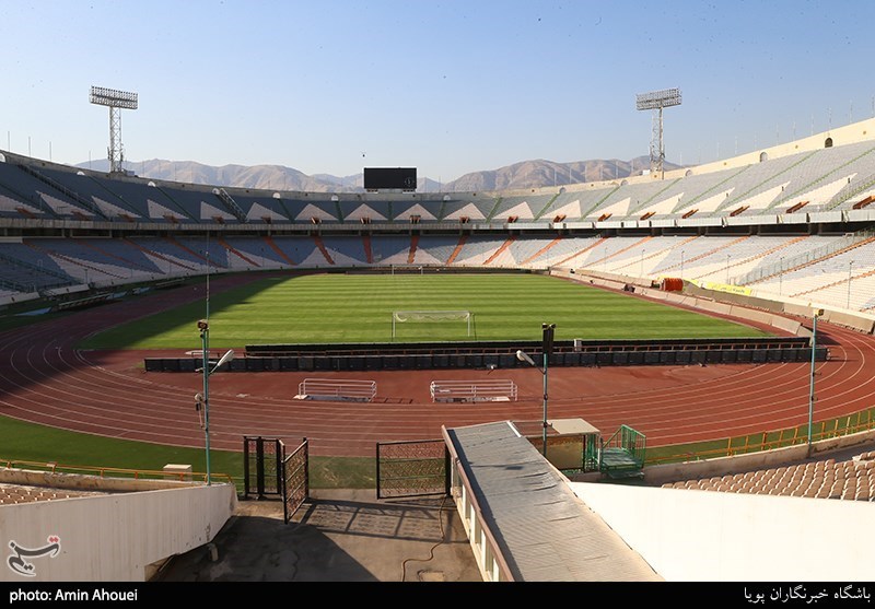 تصاویری از ورزشگاه آزادی ساعاتی قبل از شروع دربی