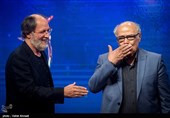 اکبر زنجانپور و امین تارخ  در آئین نکوداشت‌های بیست‌ویکمین جشن سینمای ایران