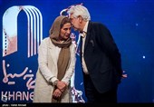 کامران ملکی و فاطمه معتمد آریا در آئین نکوداشت‌های بیست‌ویکمین جشن سینمای ایران