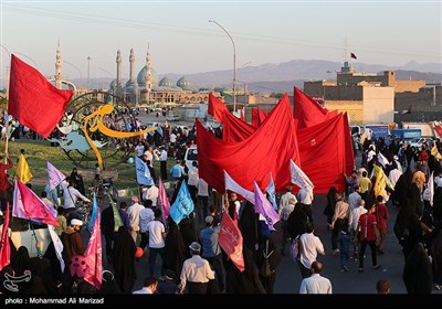 مراسم پیاده روی حرم حضرت معصومه(س) تا مسجد جمکران