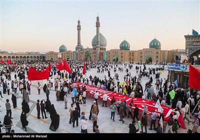 مراسم پیاده روی حرم حضرت معصومه(س) تا مسجد جمکران