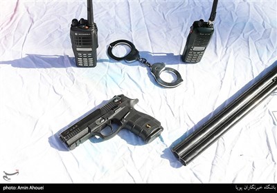 ادوات نظامی کشف شده در سومین مرحله طرح کاشف پلیس آگاهی