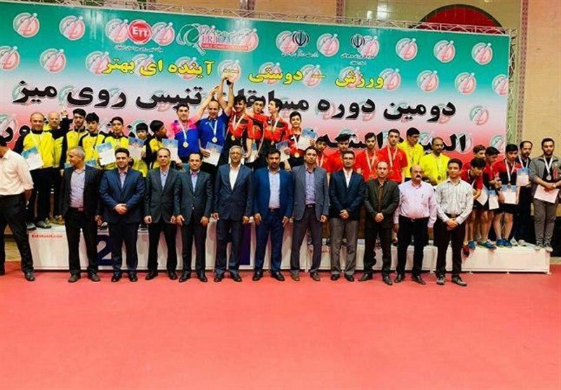 درخشش تنیس روی میز تهران در المپیاد استعدادهای برتر کشور با کسب دو عنوان قهرمانی