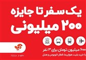 یک سفر تا جایزه 200 میلیونی