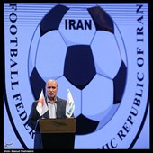 سخنرانی مهدی تاج رئیس فدراسیون فوتبال در مراسم برترین های فوتبال ایران در سال 98-97