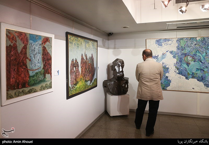 افتتاح نمایشگاه از بلندای الوند