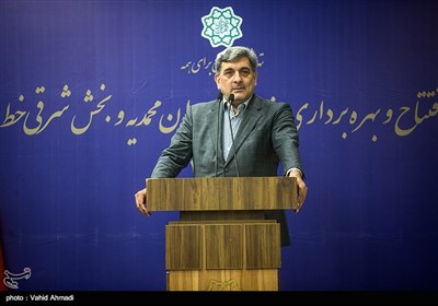 سخنرانی پرویز حناچی شهردار تهران در آئین افتتاح ایستگاه میدان محمدیه در خط ۷ مترو