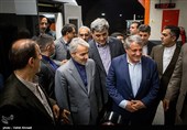محسن هاشمی رفسنجانی رئیس شورای شهر تهران ، پرویز حناچی شهردار تهران، محمد باقر نوبخت رئیس سازمان برنامه و بودجه در آئین افتتاح ایستگاه میدان محمدیه در خط ۷ مترو