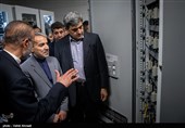 پرویز حناچی شهردار تهران ، محمد باقر نوبخت رئیس سازمان برنامه و بودجه در آئین افتتاح ایستگاه میدان محمدیه در خط ۷ مترو