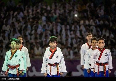 مراسم جشن روز جهانی تکواندو با عنوان میثاق با ولایت