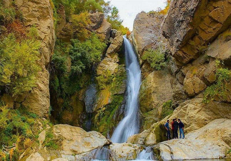 اوج زیبایی طبیعت در آبشار آرام بخش شلماش +تصاویر