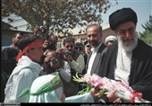 ششم شهریور ماه 78؛ روزی تاریخی که چشم مردم خراسان جنوبی به جمال امام خامنهای نورانی شد + تصاویر