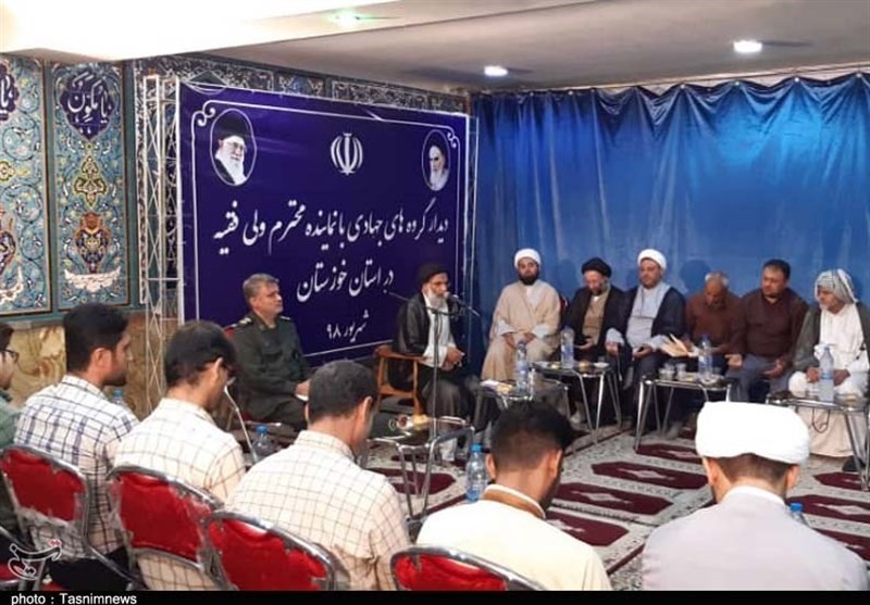 گروه‌های جهادی با نماینده ولی فقیه در خوزستان دیدار کردند+تصاویر