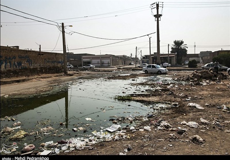 مدیران خوزستان ببینند؛ وضعیت اسفبار در کوی مشعلی‌+تصاویر