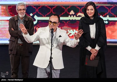 پریناز ایزدیار و احسان کرمی در بیست و یکمین جشن خانه سینما