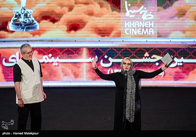 افسانه چهره‌آزاد و شاهرخ فروتنیان در بیست و یکمین جشن خانه سینما
