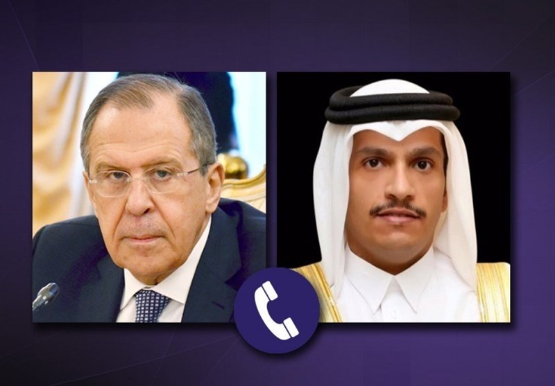 موضوع مذاکرات تلفنی وزرای امور خارجه روسیه و قطر