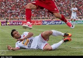 دیدار تیم‌های فوتبال تراکتور و پرسپولیس - تبریز