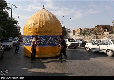 آماده سازی هیئت های مذهبی در آستانه ماه محرم_قزوین