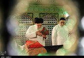غبارروبی مضجع مطهر حضرت امام رضا (ع) با حضور رهبر معظم انقلاب