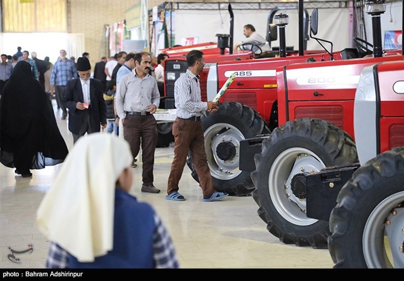 هشتمین نمایشگاه صنایع و ماشین‌آلات کشاورزی در کرمانشاه برپا شد