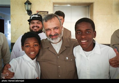 علیرضا رشیدیان رییس سازمان حج و زیارت و نیروهای خدماتی محلی مستقر در هتل های حجاج ایرانی