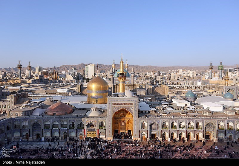 حرم منور رضوی ملجاء زائران حسینی؛ ظهر مشهد رنگ و بوی تاسوعا گرفت