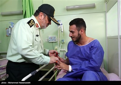 بازدید فرمانده ناجا از بیمارستان امام سجاد (ع)