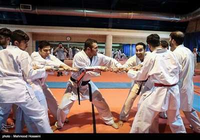 حضور کودکان اوتیسم در اردوی تیم ملی کاراته