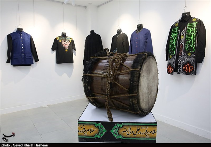 نمایشگاه تن پوش‌های عاشورایی در استان بوشهر به روایت تصویر
