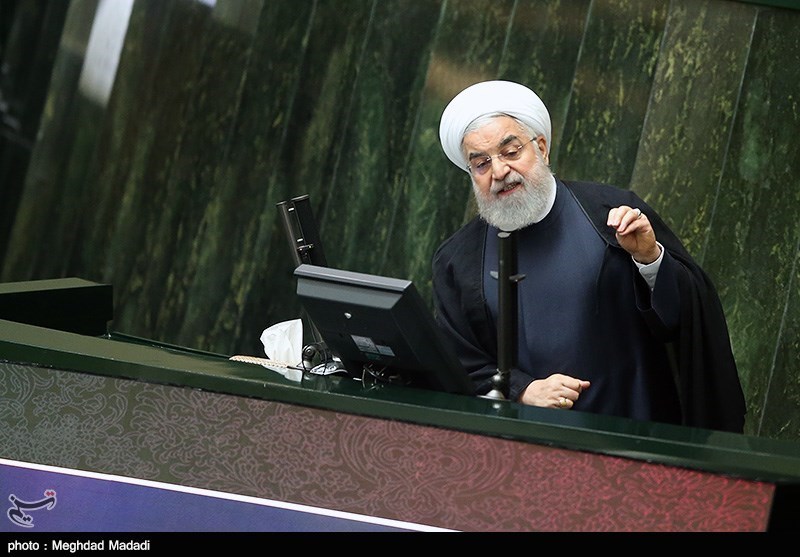 روحانی در مجلس: هیچ تصمیمی برای مذاکره دو جانبه با آمریکا نداریم/به پیشنهاد مذاکره پاسخ منفی دادیم