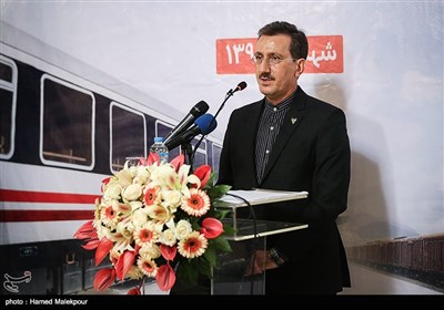 سخنرانی سعید رسولی مدیرعامل راه آهن در مراسم بهره‌برداری از 213 دستگاه ناوگان ریلی جدید ساخت داخل