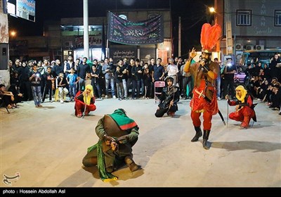 مراسم تعزیه خوانی در آبادان