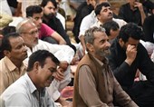 برگزاری مراسم عزاداری دهه اول محرم در پاکستان + تصاویر