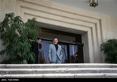 محمود واعظی رئیس دفتر رئیس‌جمهور درحاشیه جلسه هیئت دولت 