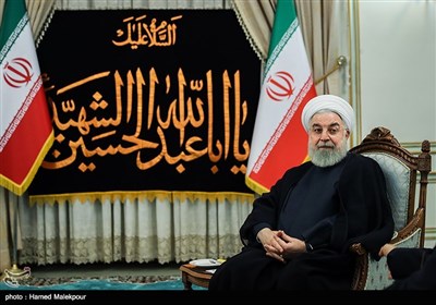 حجت‌الاسلام حسن روحانی رئیس جمهور در جلسه مشترک سران قوا