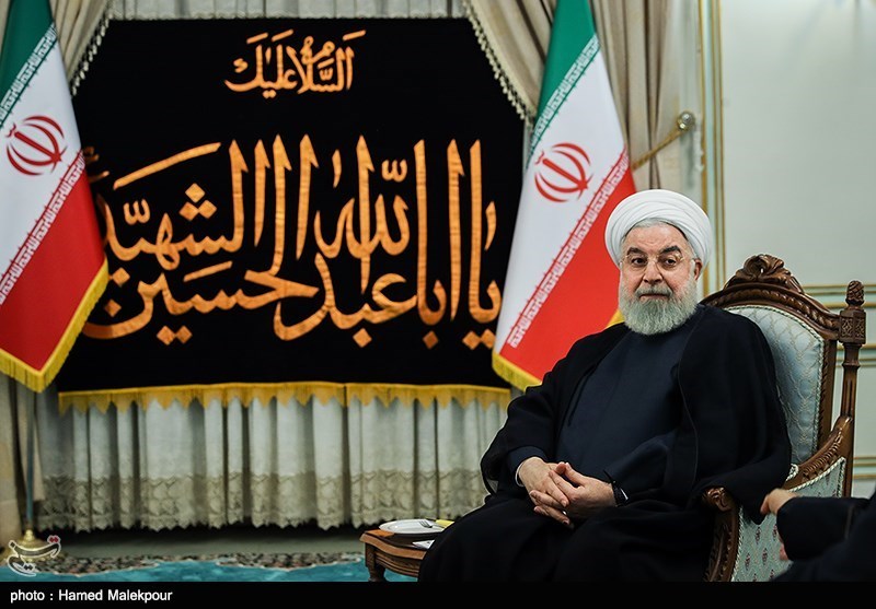 حجت‌الاسلام حسن روحانی رئیس جمهور در جلسه مشترک سران قوا
