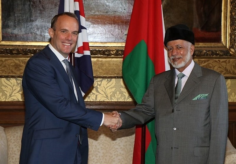 دیدار وزرای خارجه انگلیس و عمان