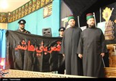 اصفهان| استقبال از خادمان و پرچم حرم حضرت ابوالفضل (ع) به روایت تصاویر