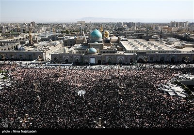 همایش جهانی شیرخوارگان حسینی همزمان با نخستین جمعه ماه محرم در حرم امام رضا (ع)