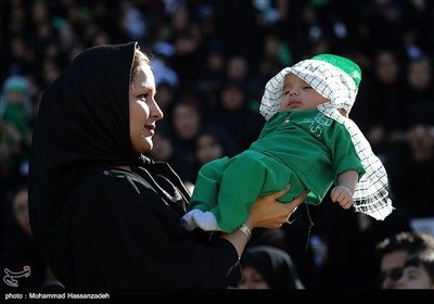 مراسم شیرخوارگان حسینی - استادیوم آزادی