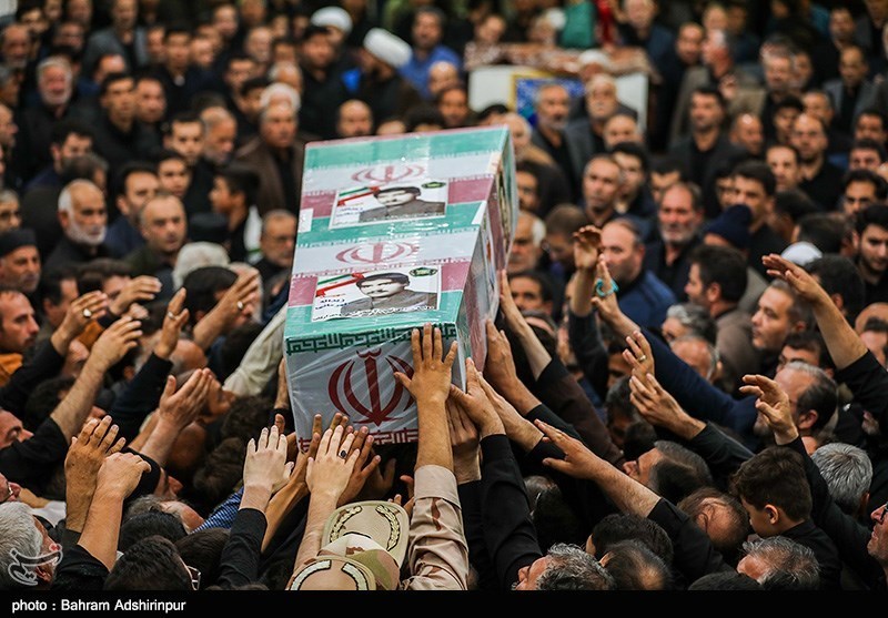 پیکر مطهر شهید شیری‌پز در شهرستان خمین تشییع شد