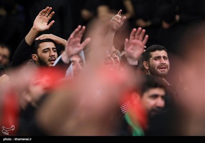 Leader Attends Mourning Service in Remembrance of Imam Hussein (AS)