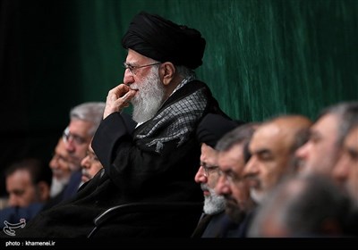 Leader Attends Mourning Service in Remembrance of Imam Hussein (AS)