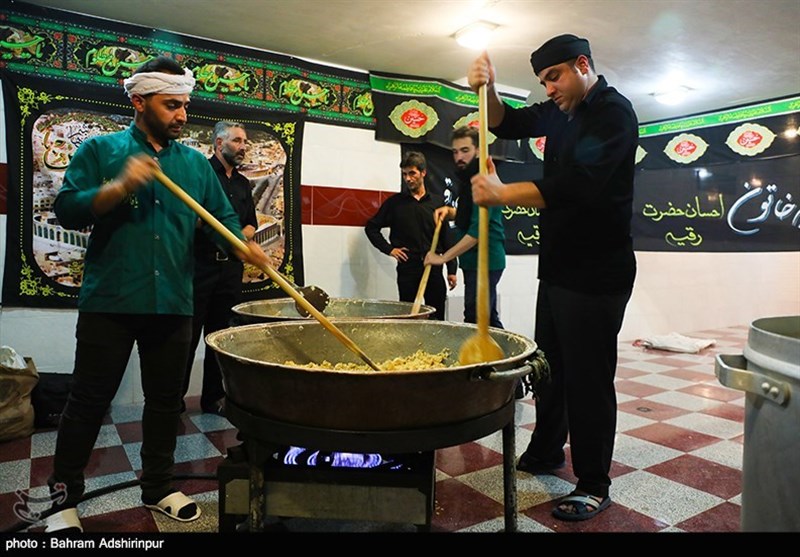 آیین سنتی حلواپزی در اردبیل به روایت تصویر