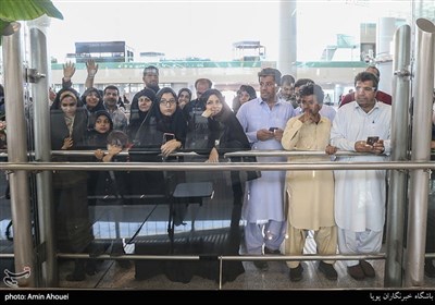 استقبال از آخرین گروه زائران خانه خدا در فرودگاه امام خمینی (ره)