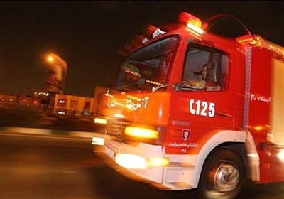  آتش‌سوزی در کلینیک درمانی در شمال تهران 